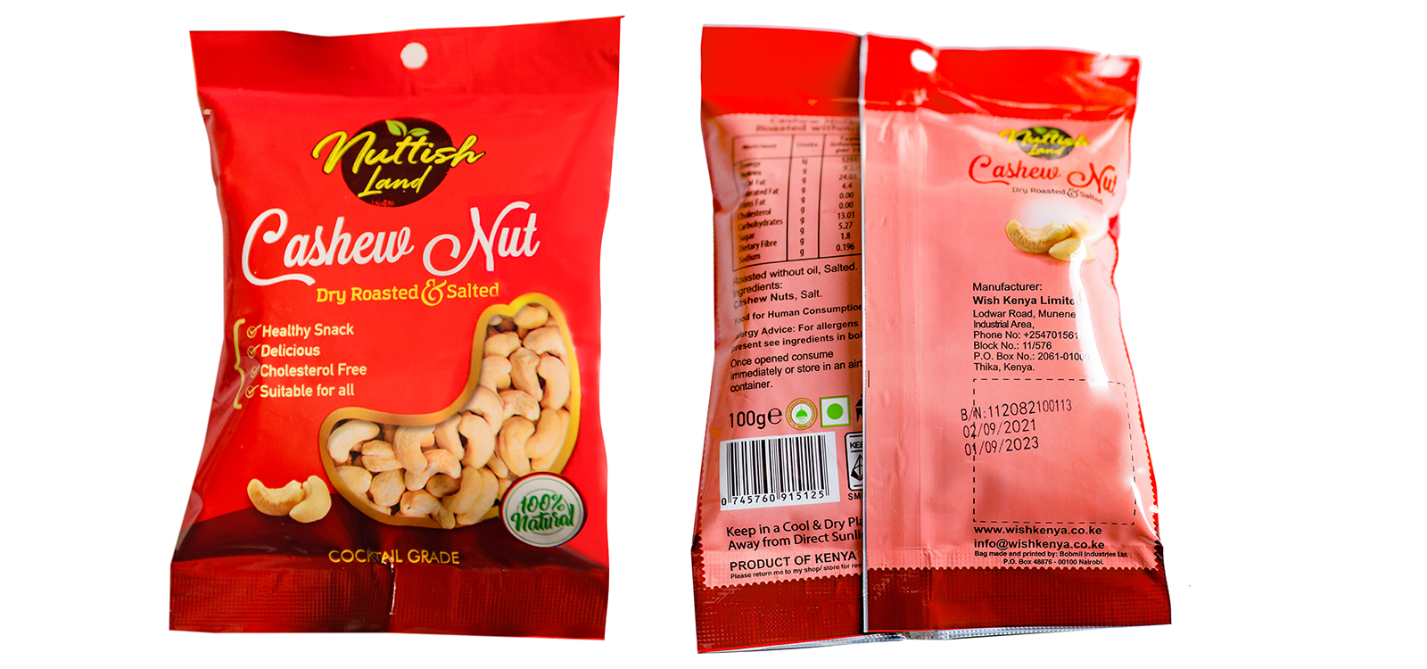 Roasted and Salted Cashew Nuts